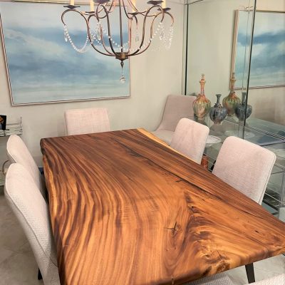 Custom Live Edge Dining Tables in Naples, FL | Naples Live Edge Wood